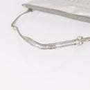LOUIS VUITTON Monogram Miroir Pochette Platt Pouch Silver M95277 LV Auth bs36152-9