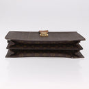 LOUIS VUITTON Monogram Serviette Fermoir Business Bag M53305 LV Auth bs36154-6