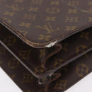 LOUIS VUITTON Monogram Serviette Fermoir Business Bag M53305 LV Auth bs36154-15