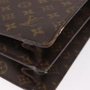 LOUIS VUITTON Monogram Serviette Fermoir Business Bag M53305 LV Auth bs36154-18
