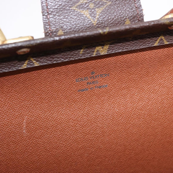 LOUIS VUITTON Monogram Serviette Fermoir Business Bag M53305 LV Auth bs36154