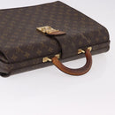 LOUIS VUITTON Monogram Serviette Fermoir Business Bag M53305 LV Auth bs36154-7