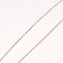LOUIS VUITTON Essential V Necklace Gold M61083 LV Auth bs36156-14