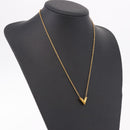 LOUIS VUITTON Essential V Necklace Gold M61083 LV Auth bs36156-15