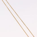 LOUIS VUITTON Essential V Necklace Gold M61083 LV Auth bs36156-5