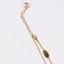 LOUIS VUITTON Essential V Necklace Gold M61083 LV Auth bs36156-7