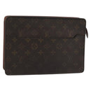 LOUIS VUITTON Monogram Pochette Homme Clutch Bag M51795 LV Auth bs36159-1