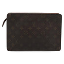 LOUIS VUITTON Monogram Pochette Homme Clutch Bag M51795 LV Auth bs36159-2