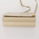 GIVENCHY Shoulder Bag Leather 3 Set Beige Black Red Auth bs36160-14
