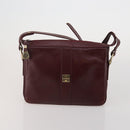 GIVENCHY Shoulder Bag Leather 3 Set Beige Black Red Auth bs36160-16