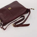 GIVENCHY Shoulder Bag Leather 3 Set Beige Black Red Auth bs36160-19