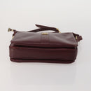 GIVENCHY Shoulder Bag Leather 3 Set Beige Black Red Auth bs36160-21