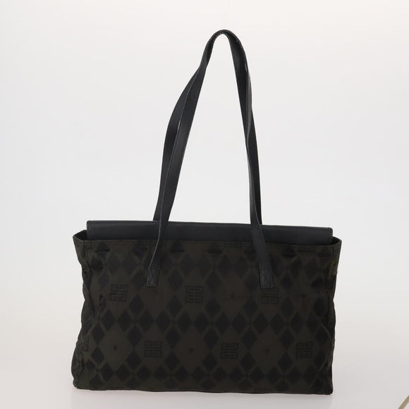 GIVENCHY Shoulder Bag Leather 3 Set Beige Black Red Auth bs36160