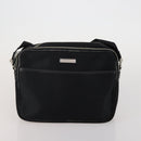 Burberrys Nova Check Hand Bag Canvas nylon 2 Set Black Beige Auth bs36161-11