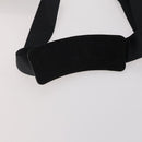 Burberrys Nova Check Hand Bag Canvas nylon 2 Set Black Beige Auth bs36161-15