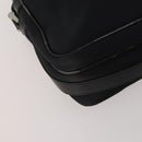 Burberrys Nova Check Hand Bag Canvas nylon 2 Set Black Beige Auth bs36161-17