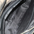 Burberrys Nova Check Hand Bag Canvas nylon 2 Set Black Beige Auth bs36161-18