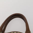 Burberrys Nova Check Hand Bag Canvas nylon 2 Set Black Beige Auth bs36161-6