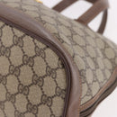GUCCI GG Supreme Hand Bag PVC Beige Gold 000 46 6004 Auth bs36163-11