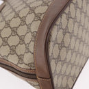 GUCCI GG Supreme Hand Bag PVC Beige Gold 000 46 6004 Auth bs36163-12