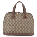 GUCCI GG Supreme Hand Bag PVC Beige Gold 000 46 6004 Auth bs36163-3