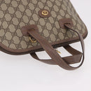 GUCCI GG Supreme Hand Bag PVC Beige Gold 000 46 6004 Auth bs36163-6