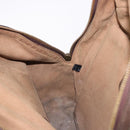 GUCCI GG Supreme Web Sherry Line Backpack PVC Bengal Beige 428027 Auth bs36164-23
