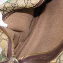 GUCCI GG Supreme Web Sherry Line Backpack PVC Bengal Beige 428027 Auth bs36164-26