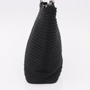 GUCCI Bamboo Hand Bag Canvas Black Silver 000 1998 0540 Auth bs36165-4