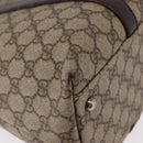 GUCCI GG Supreme Tote Bag PVC Beige Silver 114595 Auth bs36166-10