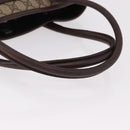GUCCI GG Supreme Tote Bag PVC Beige Silver 114595 Auth bs36166-8