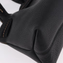 Salvatore Ferragamo Hand Bag Leather Black Gold Auth bs36167-15