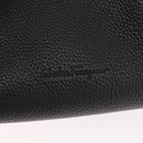 Salvatore Ferragamo Hand Bag Leather Black Gold Auth bs36167-17