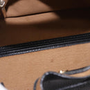 Salvatore Ferragamo Hand Bag Leather Black Gold Auth bs36167-10