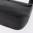 Salvatore Ferragamo Gancini Hand Bag Leather Black Gold Auth bs36169V-13