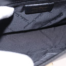 Salvatore Ferragamo Gancini Hand Bag Leather Black Gold Auth bs36169V-17