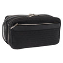 Christian Dior Clutch Bag Canvas Black Silver Auth bs36170-1