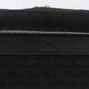 Christian Dior Clutch Bag Canvas Black Silver Auth bs36170-8