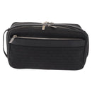 Christian Dior Clutch Bag Canvas Black Silver Auth bs36170-13