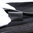 Christian Dior Clutch Bag Canvas Black Silver Auth bs36170-12
