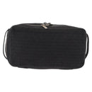 Christian Dior Clutch Bag Canvas Black Silver Auth bs36170-2