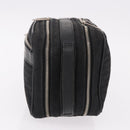 Christian Dior Clutch Bag Canvas Black Silver Auth bs36170-3