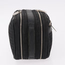 Christian Dior Clutch Bag Canvas Black Silver Auth bs36170-4