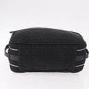 Christian Dior Clutch Bag Canvas Black Silver Auth bs36170-6
