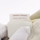 BOTTEGA VENETA MAXI INTRECCIATO Cassette Bag Leather White Silver Auth bs36173A-11