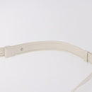 BOTTEGA VENETA MAXI INTRECCIATO Cassette Bag Leather White Silver Auth bs36173A-14