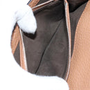 FENDI Seleria Peek A Boo Long Wallet Leather Brown Silver Auth bs36174A-17