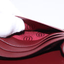 CARTIER Must Line Long Wallet Leather Bordeaux Gold Auth bs36176V-18