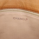 CHANEL Matelasse Chain Shoulder Bag Lamb Skin Beige Gold CC Auth bs36177-19