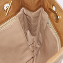 CHANEL Matelasse Chain Shoulder Bag Lamb Skin Beige Gold CC Auth bs36177-20